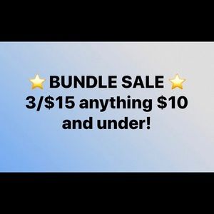 BUNDLE SALE!